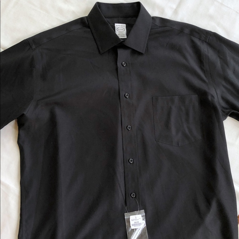 NWT Pronto Uomo Men’s Dress Shirt - Black